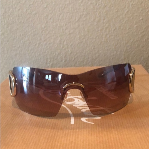 Gold Dior sunglasses - Picture 5 of 8